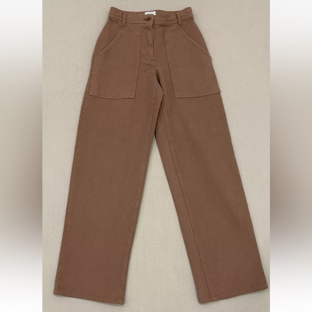 Aritzia Wilfred Free Mid Rise Utility Pant Straight Leg Size 00